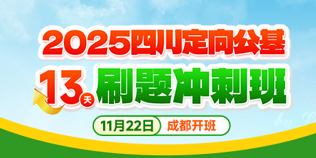 2025四川定向乡镇公务员·公基刷题冲刺班